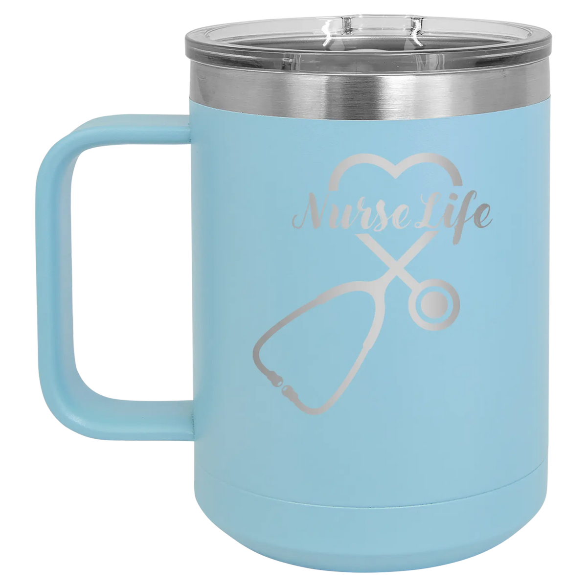 Nurse Life 15 oz Mug | Light Blue