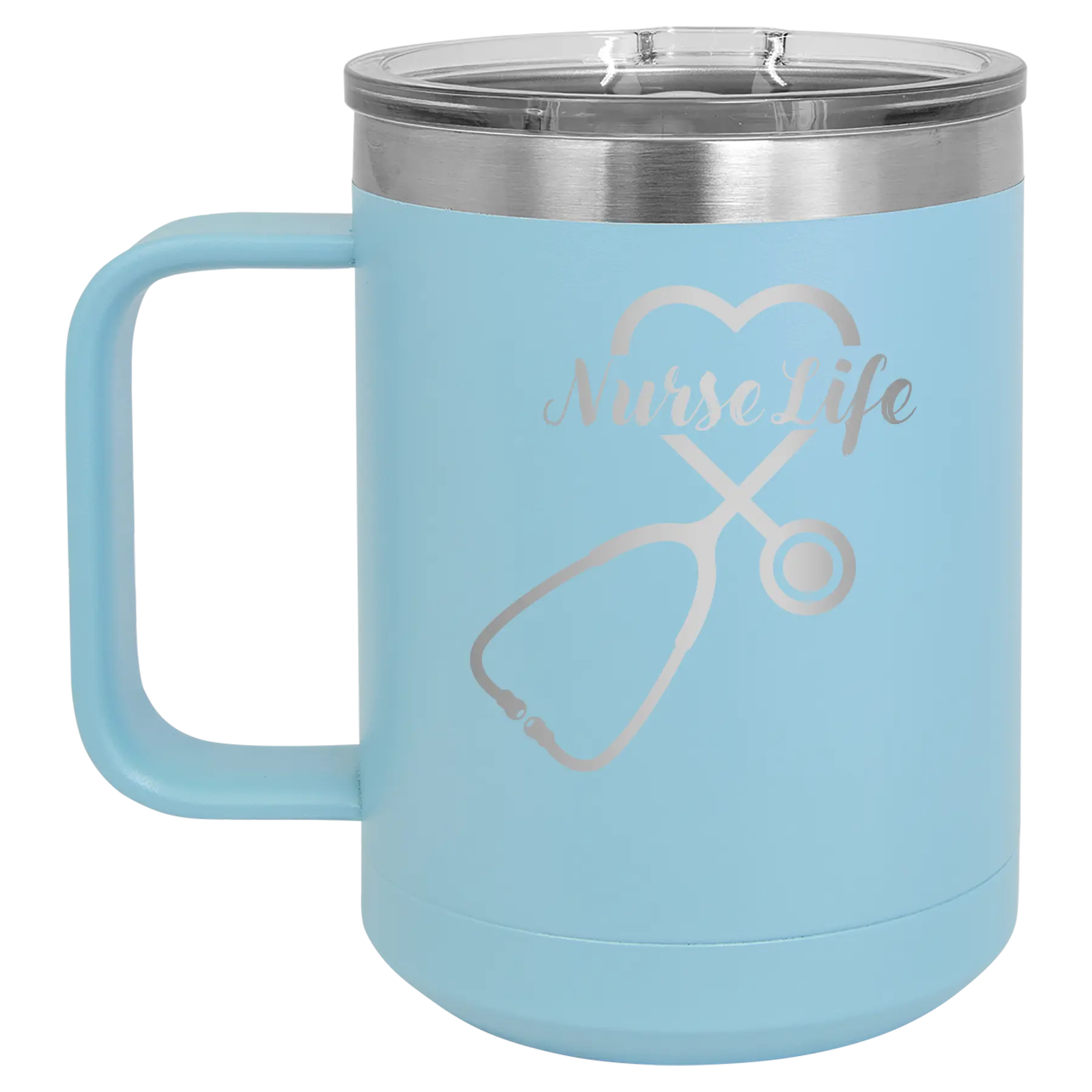 Nurse Life 15 oz Mug | Light Blue