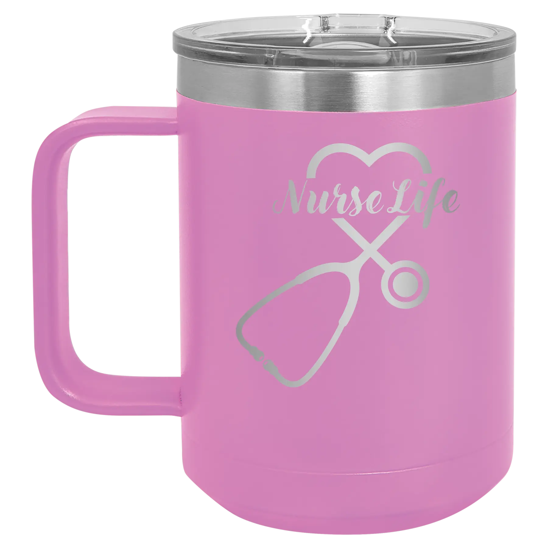Nurse Life 15 oz Mug | Light Purple
