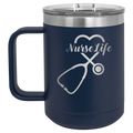 Nurse Life 15 oz Mug | Navy
