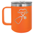 Nurse Life 15 oz Mug | Orange