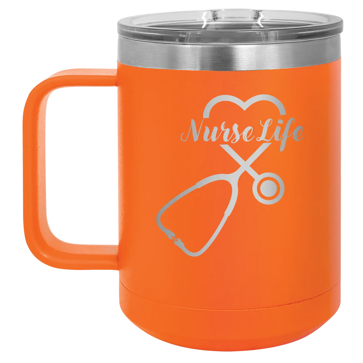 Nurse Life 15 oz Mug | Orange