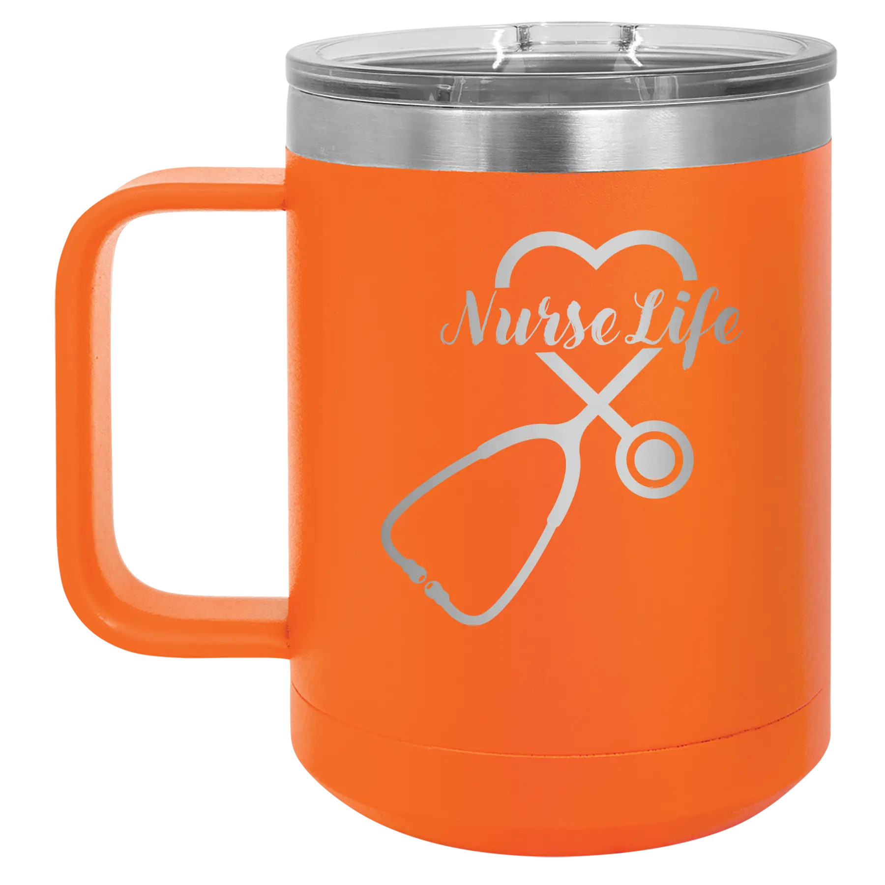 Nurse Life 15 oz Mug | Orange
