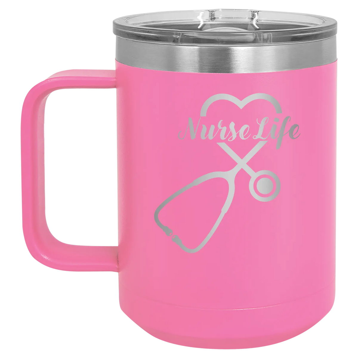 Nurse Life 15 oz Mug | Pink