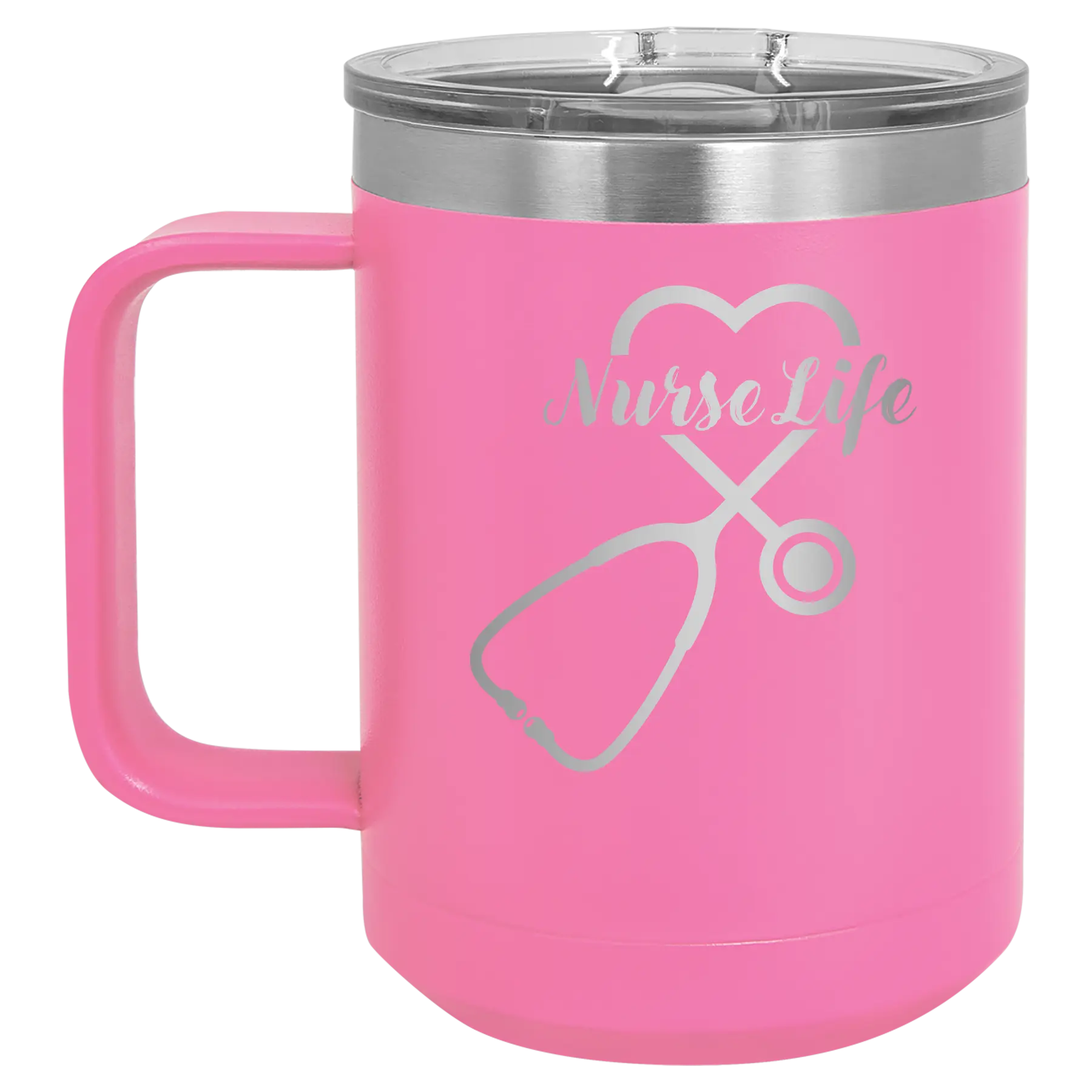 Nurse Life 15 oz Mug | Pink