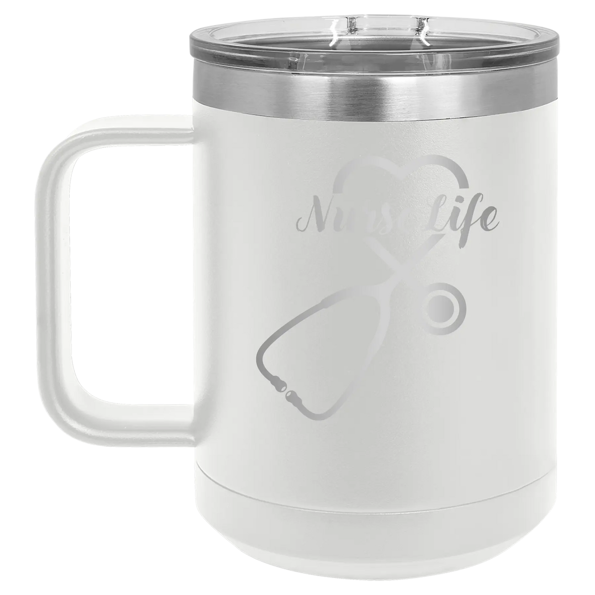 Nurse Life 15 oz Mug | White