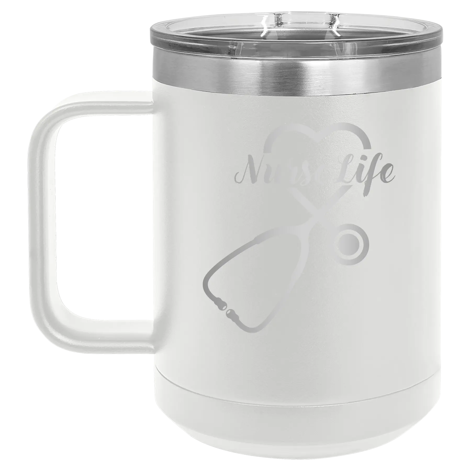 Nurse Life 15 oz Mug | White