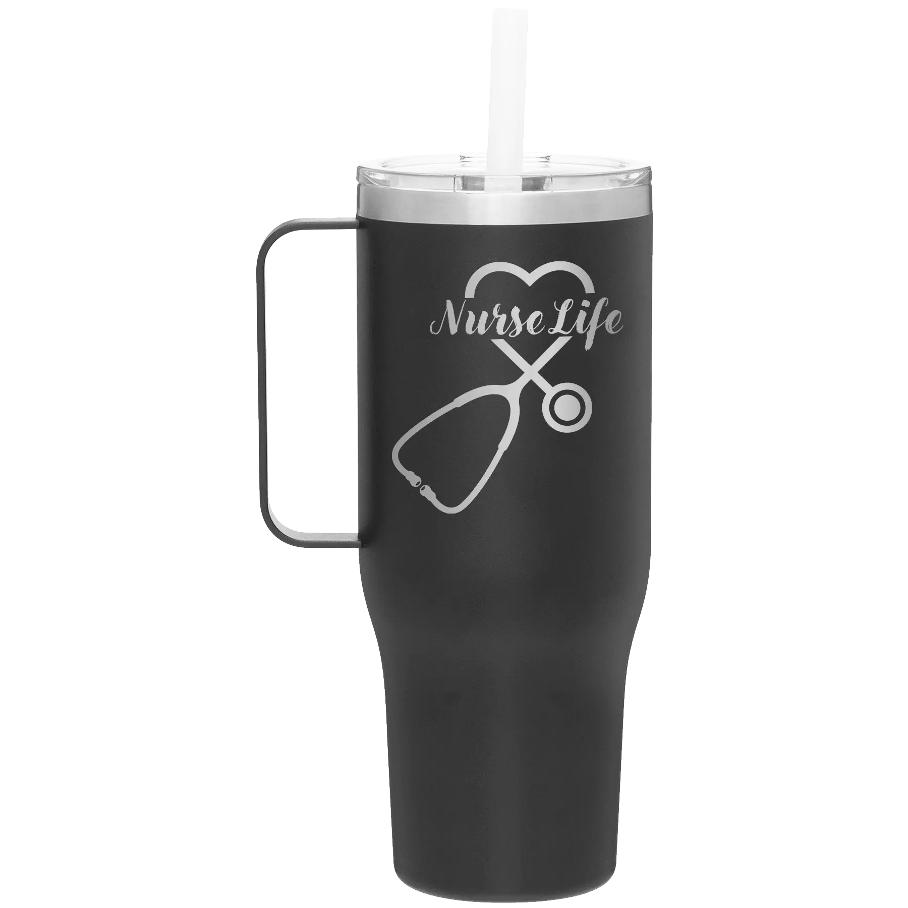 Nurse Life 40 oz Tumbler Mug | Black