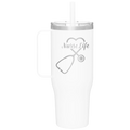 Nurse Life 40 oz Tumbler Mug | White